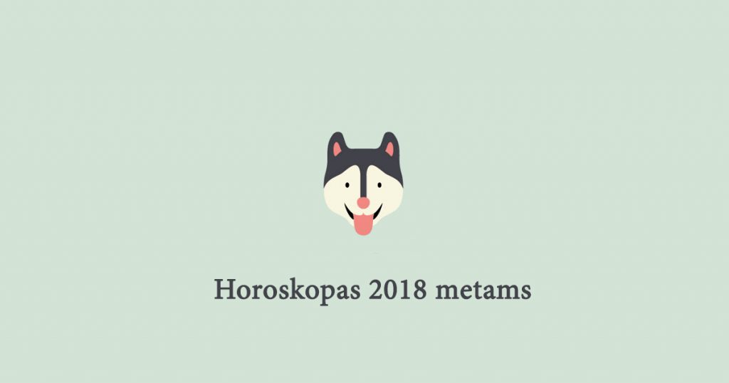 Horoskopas 2018 metams